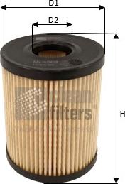Clean Filters ML4568 - Масляный фильтр autospares.lv