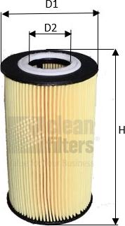 Clean Filters ML4583 - Масляный фильтр autospares.lv