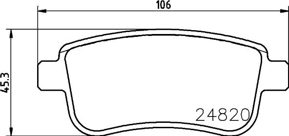 Cobreq N-455 - Тормозные колодки, дисковые, комплект autospares.lv