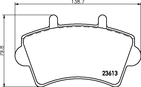 Cobreq N-450P - Тормозные колодки, дисковые, комплект autospares.lv