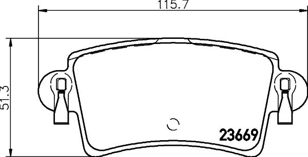 Cobreq N-451 - Тормозные колодки, дисковые, комплект autospares.lv