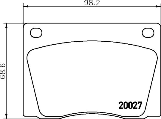 Cobreq N-401 - Тормозные колодки, дисковые, комплект autospares.lv