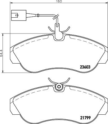 Cobreq N-566 - Тормозные колодки, дисковые, комплект autospares.lv