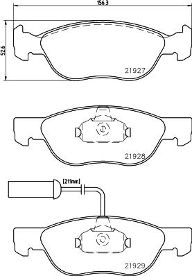 Cobreq N-562 - Тормозные колодки, дисковые, комплект autospares.lv