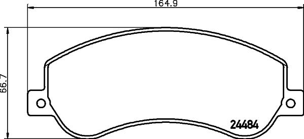 Cobreq N-293C - Тормозные колодки, дисковые, комплект autospares.lv