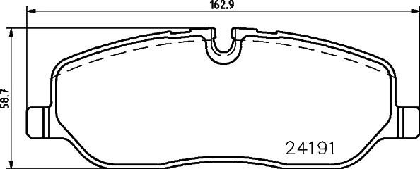 Cobreq N-1493 - Тормозные колодки, дисковые, комплект autospares.lv