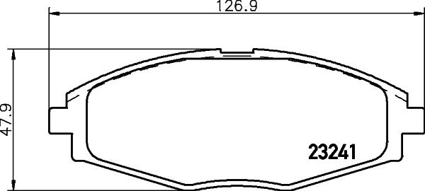 Cobreq N-1464 - Тормозные колодки, дисковые, комплект autospares.lv