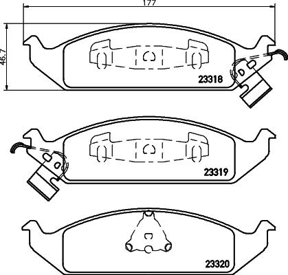 Cobreq N-1415 - Тормозные колодки, дисковые, комплект autospares.lv