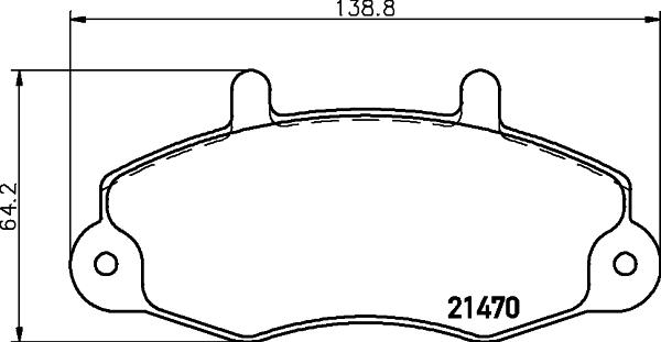 Cobreq N-155 - Тормозные колодки, дисковые, комплект autospares.lv