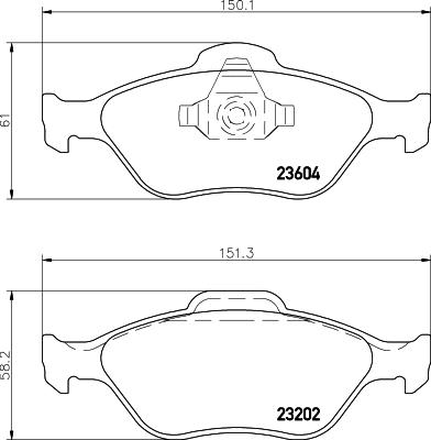 Pagid T1193MX - Тормозные колодки, дисковые, комплект autospares.lv