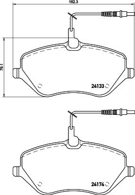 Cobreq N-1197 - Тормозные колодки, дисковые, комплект autospares.lv