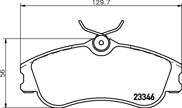 Cobreq N-1157 - Тормозные колодки, дисковые, комплект autospares.lv