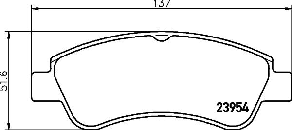 Cobreq N-1166 - Тормозные колодки, дисковые, комплект autospares.lv