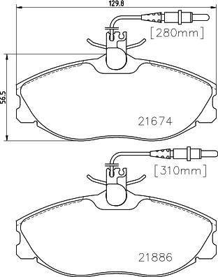 Cobreq N-1167 - Тормозные колодки, дисковые, комплект autospares.lv