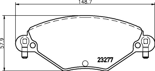 Cobreq N-1174 - Тормозные колодки, дисковые, комплект autospares.lv