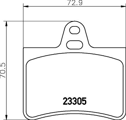 Cobreq N-1170 - Тормозные колодки, дисковые, комплект autospares.lv