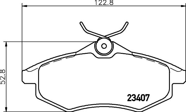 Cobreq N-1171 - Тормозные колодки, дисковые, комплект autospares.lv