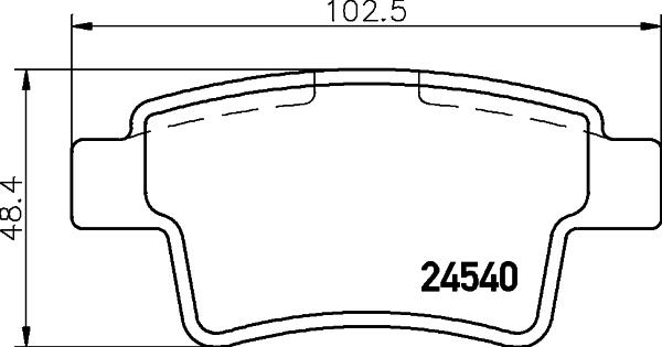 Cobreq N-1178 - Тормозные колодки, дисковые, комплект autospares.lv