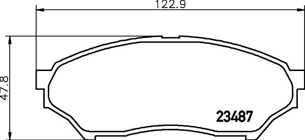 Cobreq N-1359 - Тормозные колодки, дисковые, комплект autospares.lv