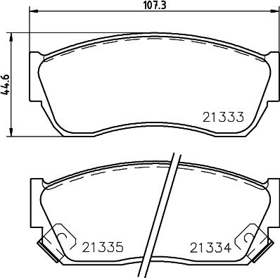 Cobreq N-1306 - Тормозные колодки, дисковые, комплект autospares.lv