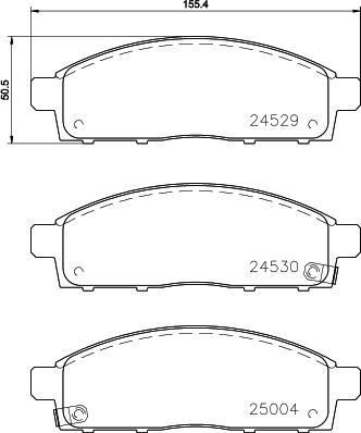 Cobreq N-1382 - Тормозные колодки, дисковые, комплект autospares.lv