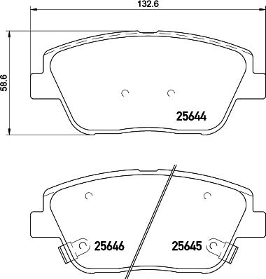 Cobreq N-1203 - Тормозные колодки, дисковые, комплект autospares.lv