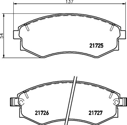 Cobreq N-1211 - Тормозные колодки, дисковые, комплект autospares.lv