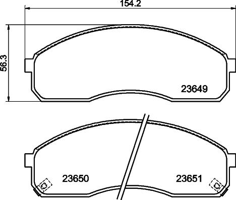 Cobreq N-1238P - Тормозные колодки, дисковые, комплект autospares.lv