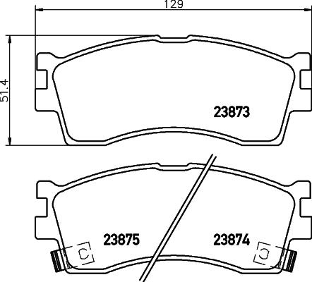 Cobreq N-1228 - Тормозные колодки, дисковые, комплект autospares.lv