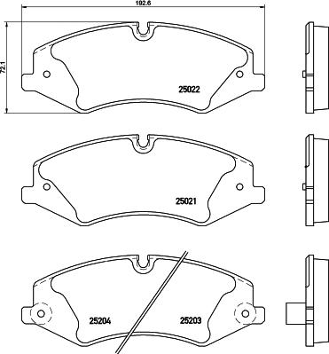 Cobreq N-1707 - Тормозные колодки, дисковые, комплект autospares.lv