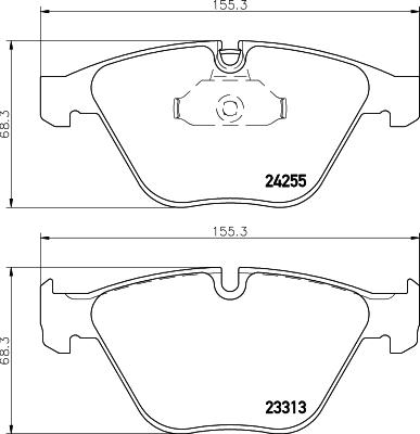 Cobreq N-1714 - Тормозные колодки, дисковые, комплект autospares.lv