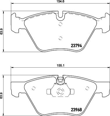 Cobreq N-1716 - Тормозные колодки, дисковые, комплект autospares.lv