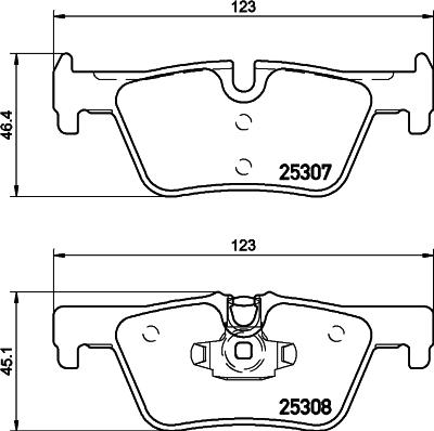 Cobreq N-1732 - Тормозные колодки, дисковые, комплект autospares.lv