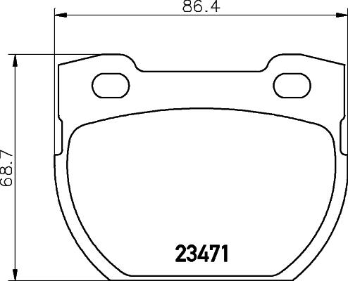 Cobreq N-867 - Тормозные колодки, дисковые, комплект autospares.lv