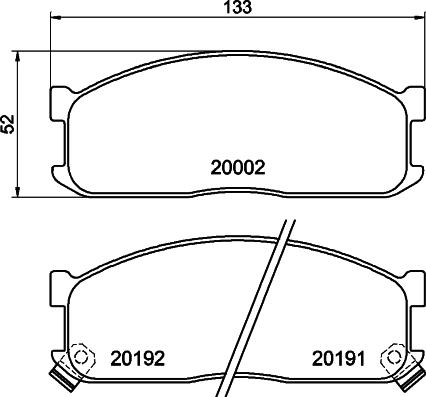 Cobreq N-886 - Тормозные колодки, дисковые, комплект autospares.lv