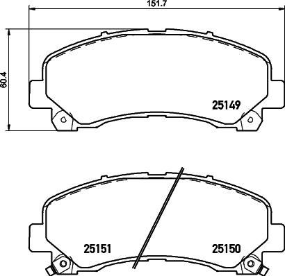 Cobreq N-390C - Тормозные колодки, дисковые, комплект autospares.lv