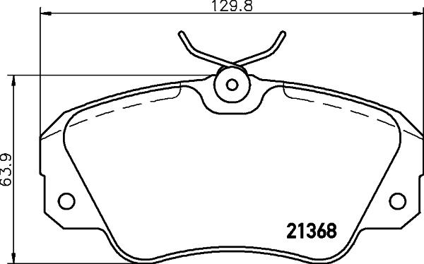 Cobreq N-322 - Тормозные колодки, дисковые, комплект autospares.lv