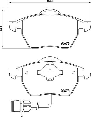 Cobreq N-269 - Тормозные колодки, дисковые, комплект autospares.lv