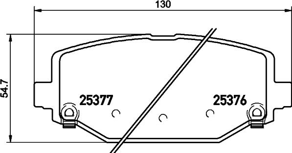 Cobreq N-2015 - Тормозные колодки, дисковые, комплект autospares.lv