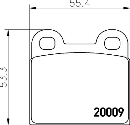 Cobreq N-201 - Тормозные колодки, дисковые, комплект autospares.lv