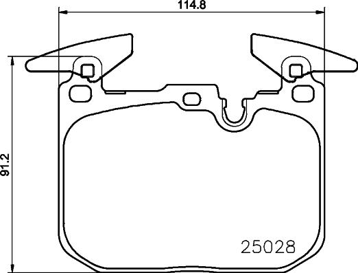 Cobreq N-2081 - Тормозные колодки, дисковые, комплект autospares.lv