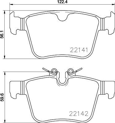 Cobreq N-2079 - Тормозные колодки, дисковые, комплект autospares.lv