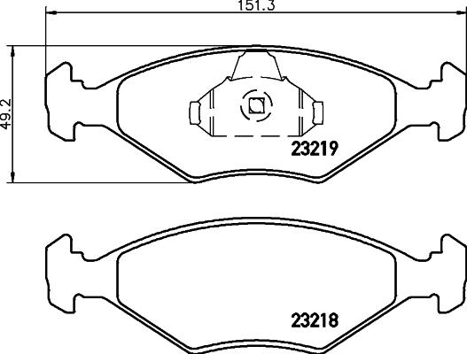 Cobreq N-213 - Тормозные колодки, дисковые, комплект autospares.lv