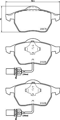 Cobreq N-282 - Тормозные колодки, дисковые, комплект autospares.lv