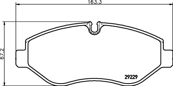 Cobreq N-744 - Тормозные колодки, дисковые, комплект autospares.lv