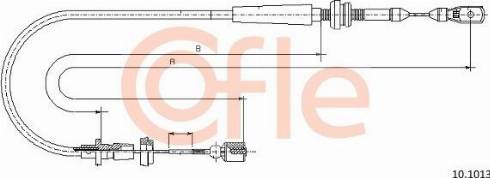 Cofle 92.10.1013 - Тросик газа autospares.lv