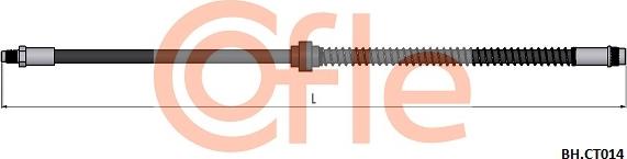 Cofle 92.BH.CT014 - Тормозной шланг autospares.lv