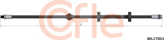 Cofle 92.BH.CT011 - Тормозной шланг autospares.lv