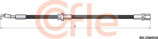 Cofle 92.BH.DW010 - Тормозной шланг autospares.lv