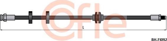 Cofle 92.BH.FI092 - Тормозной шланг autospares.lv